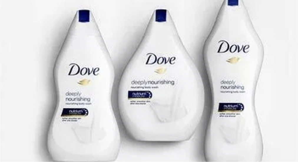Dove Body Shaped Bottle