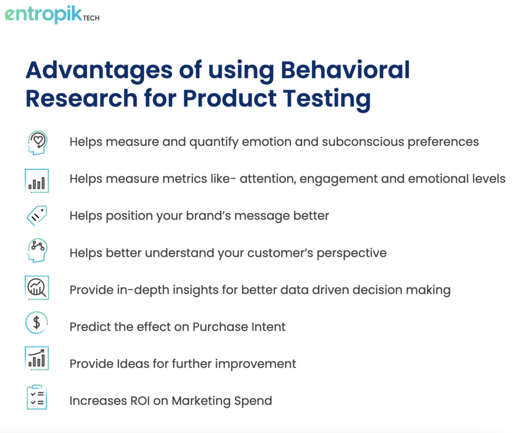 Advantages of using Behavioral Research for Product Testing