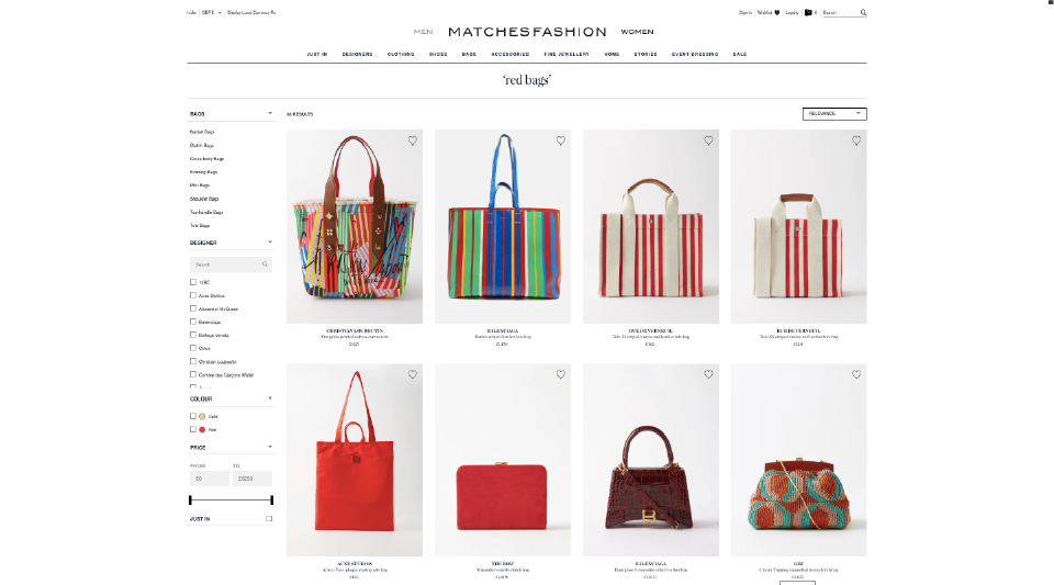 website search design