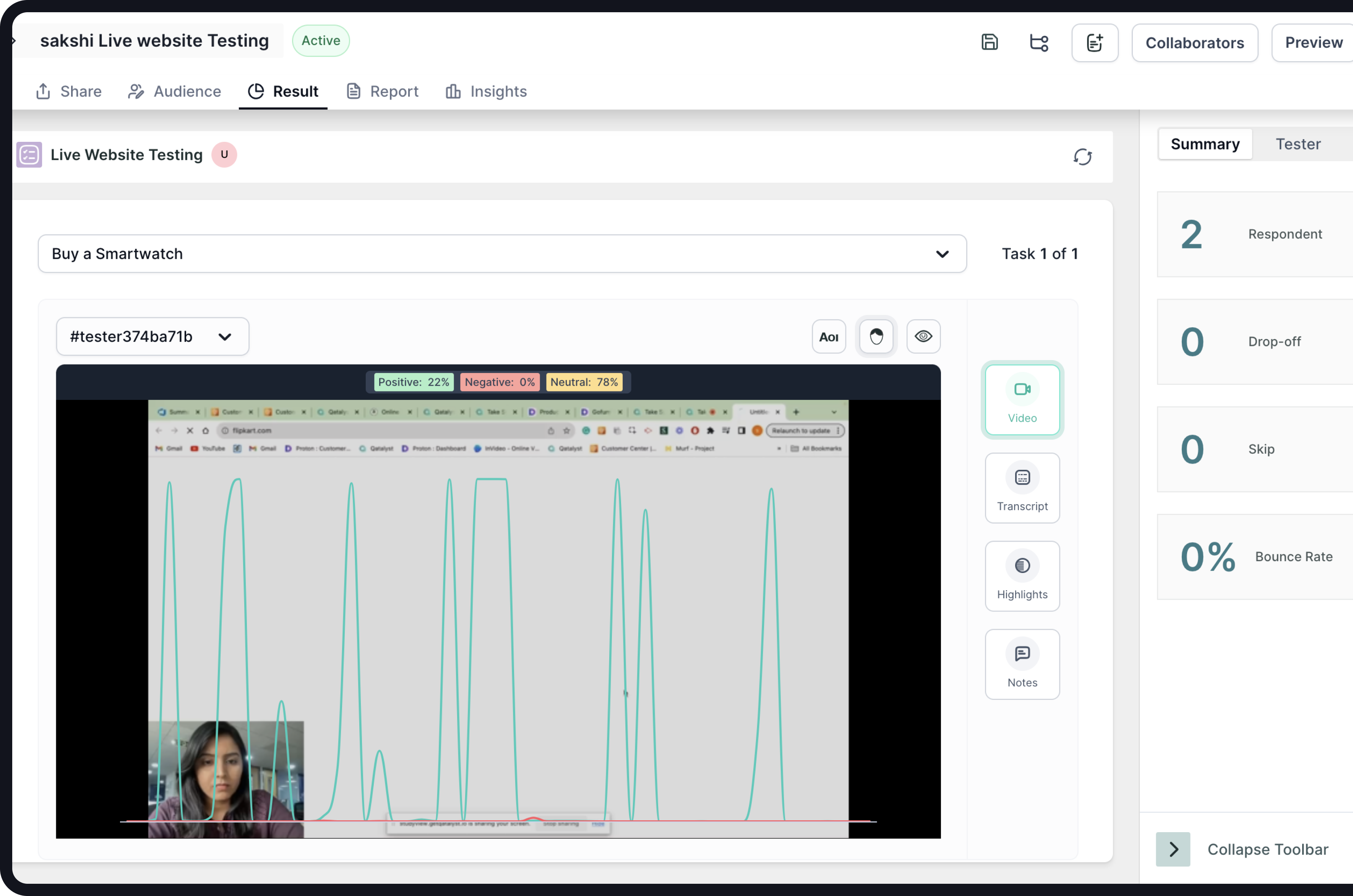 Live Website/App Testing