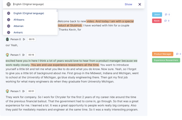 Transcription & Translation