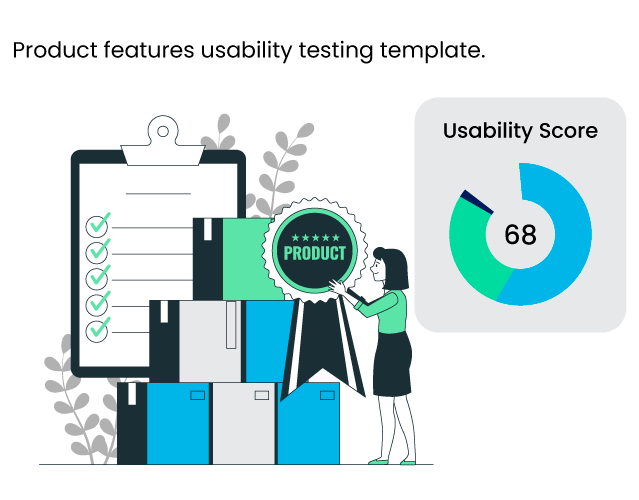 Product features usability testing template
