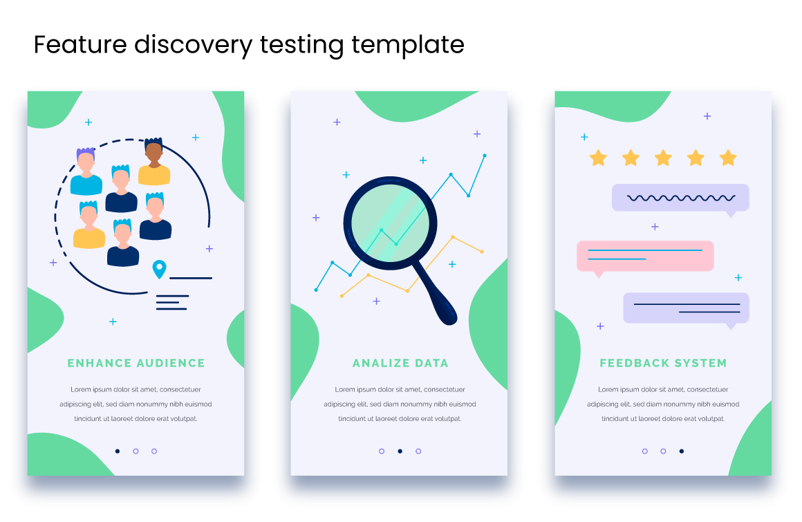 Feature discovery testing template