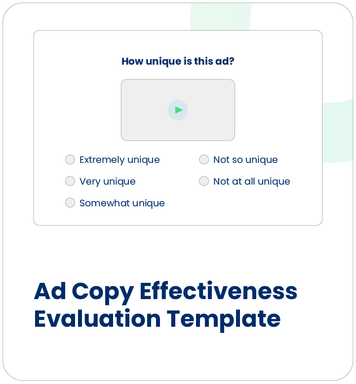 Ad Copy Effectiveness Evaluation Template