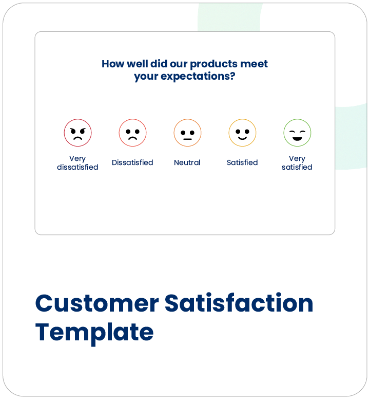customer satisfaction Template