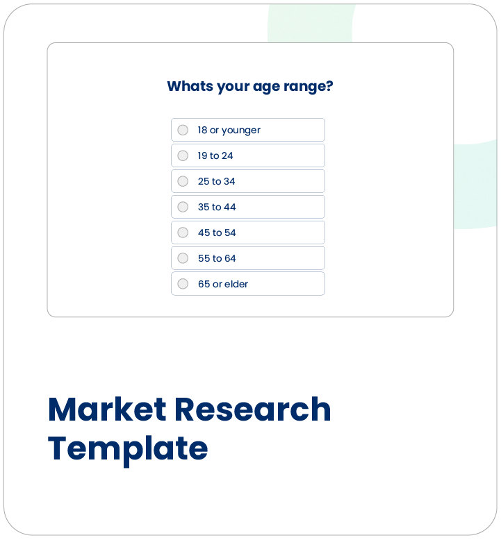 market research Template