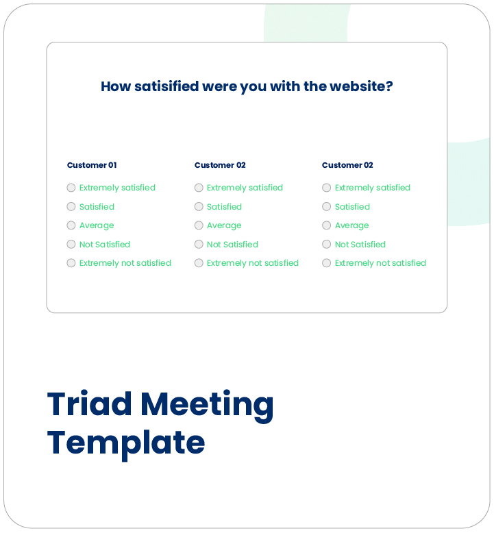 triad meeting Template