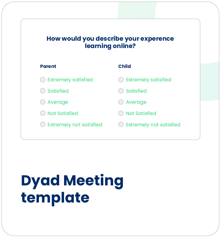 dyad meeting Template