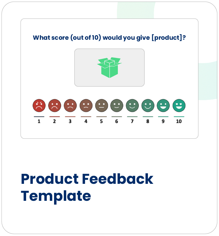 Product feedback Template